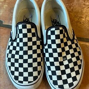 Classic B&W checkered vans
